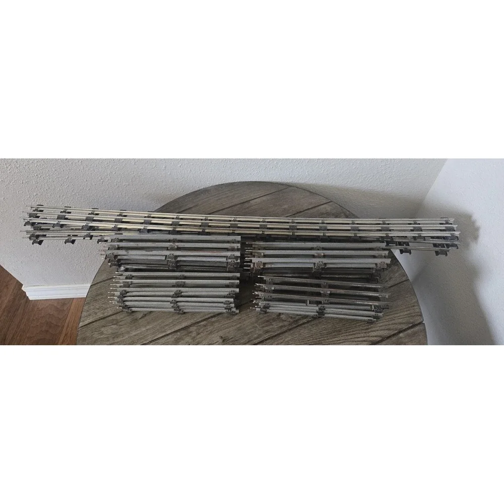 Vintage Lionel O Gauge Tubular Straight Track Lot 26 pc (3) 36